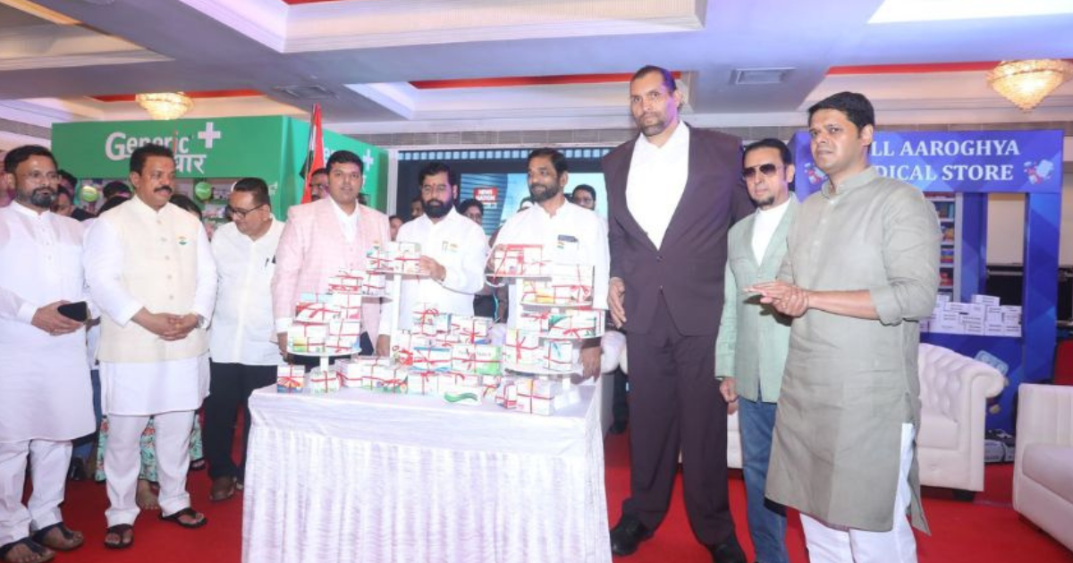 Hon’ble Chief Minister of Maharashtra Eknath Shinde along with Arjun Deshpande launches 51 new medicines under Generic Aadhaar Making Healthcare Affordable for All!